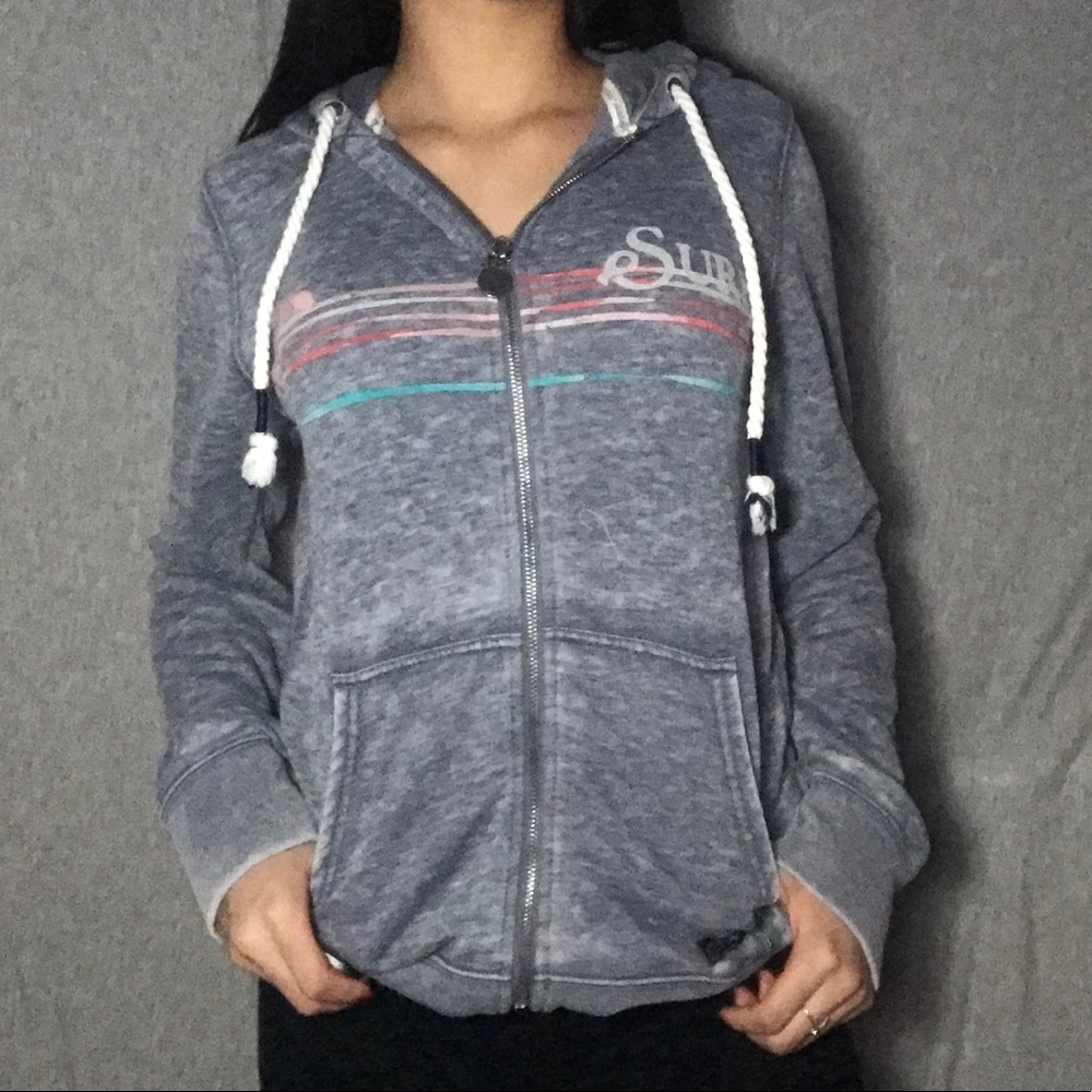 Roxy hoodie blue surf